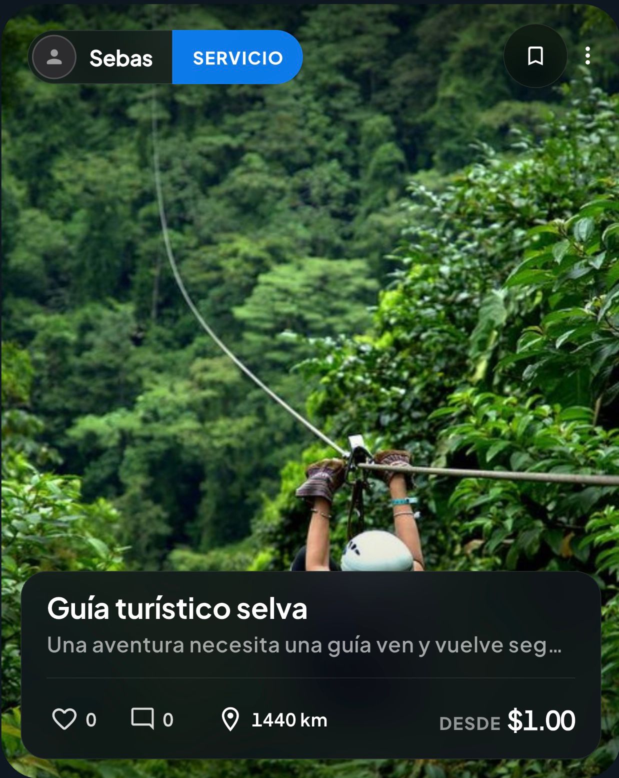 Tarjeta de servicio